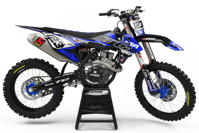 Husqvarna Graphics FACTORY ENERGY BLUE BLACK : Stand out from your competitors
