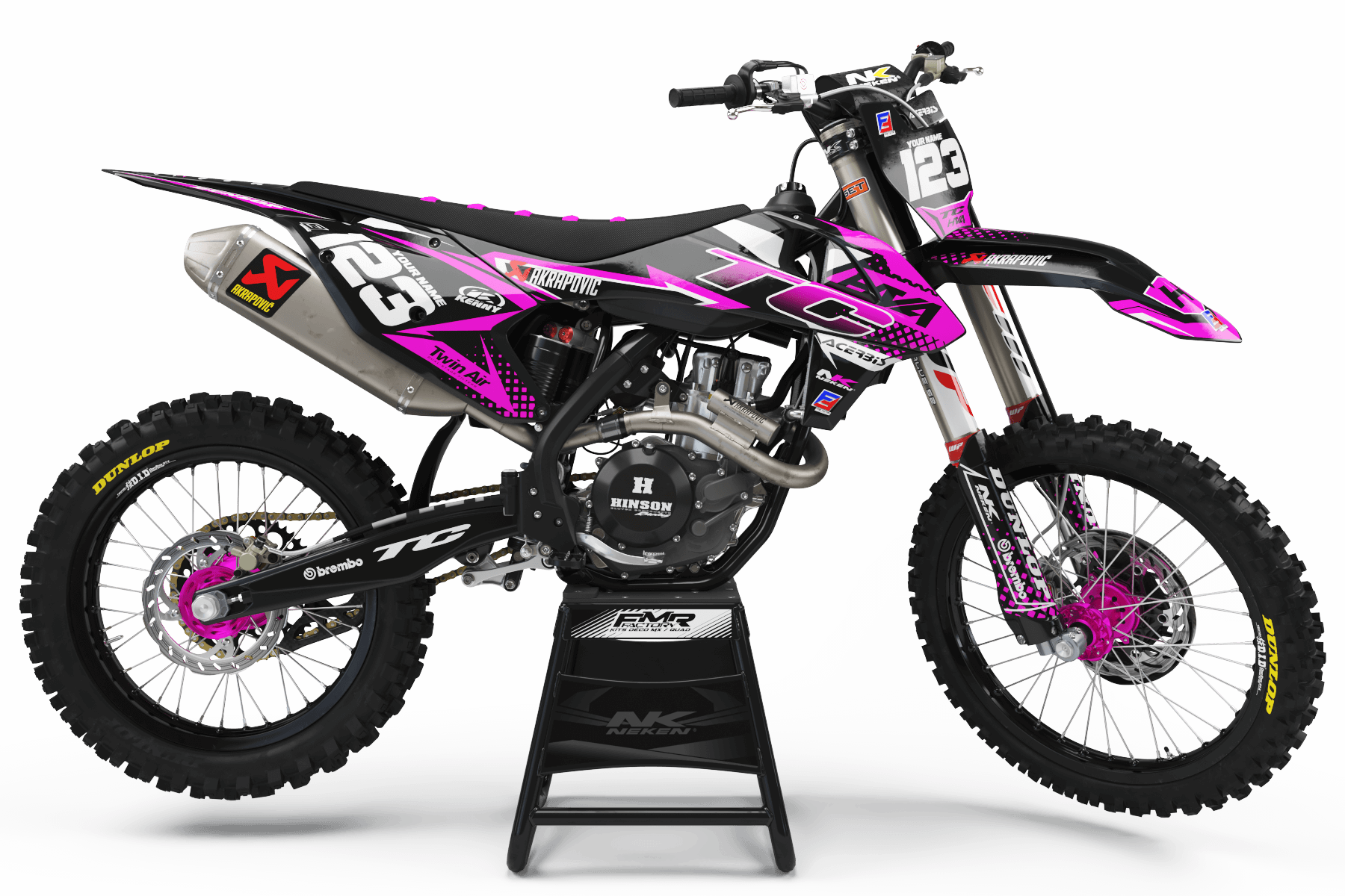 Husqvarna Graphics FACTORY ENERGY PINK : Stand out from your competitors