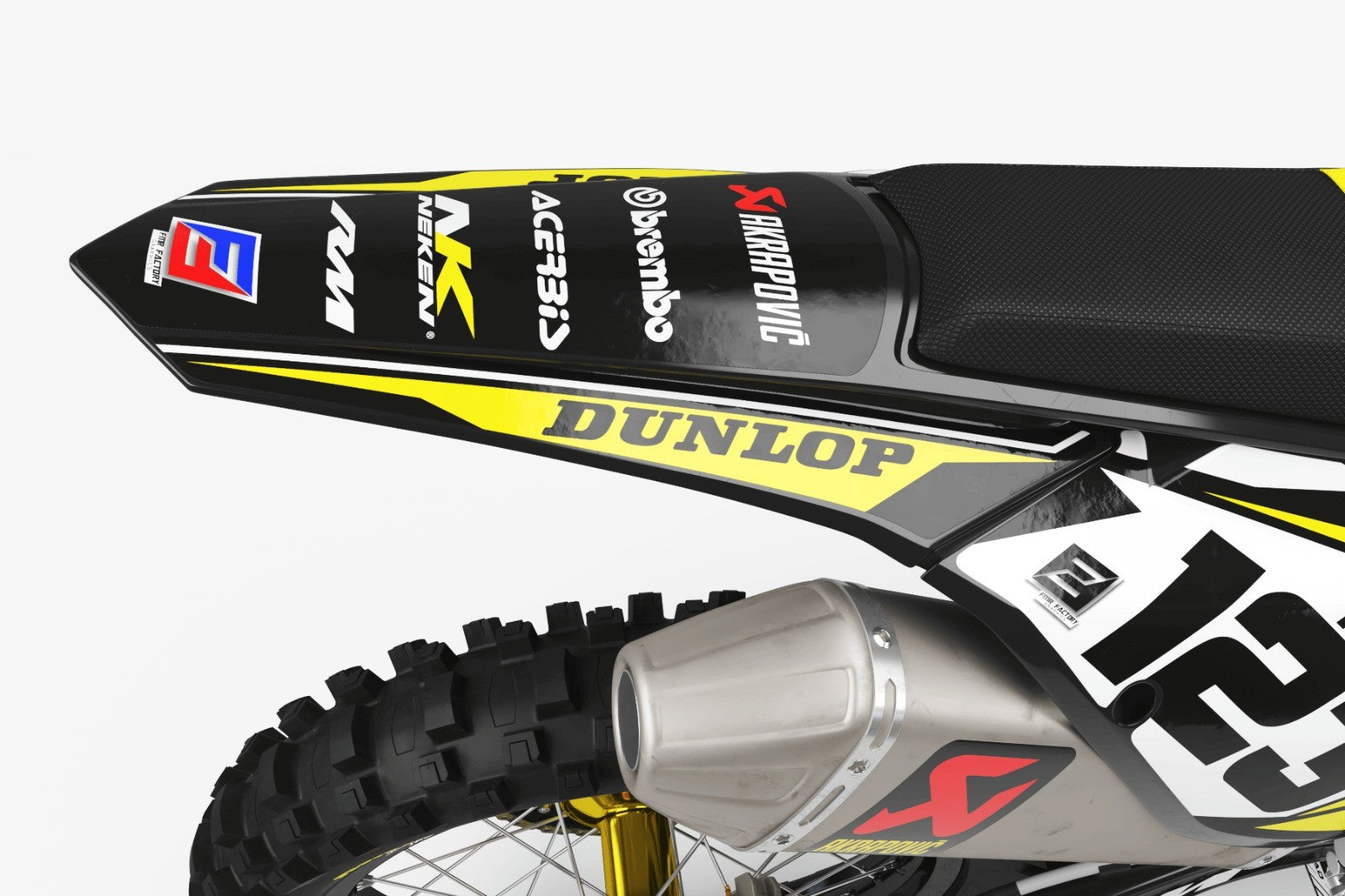 Suzuki Graphics FACTORY ENERGY YELLOW : Our best kits for Suzuki