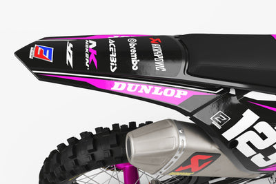 Dirt Bike Graphic kits yamaha FACTORY ENERGY PINK : Ultra-resistant glue