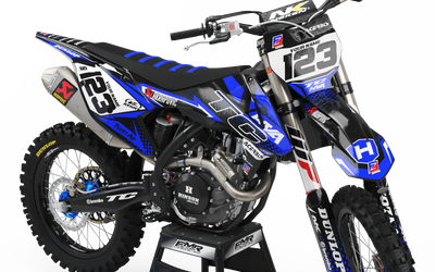 Husqvarna Graphics FACTORY ENERGY BLUE BLACK : Stand out from your competitors