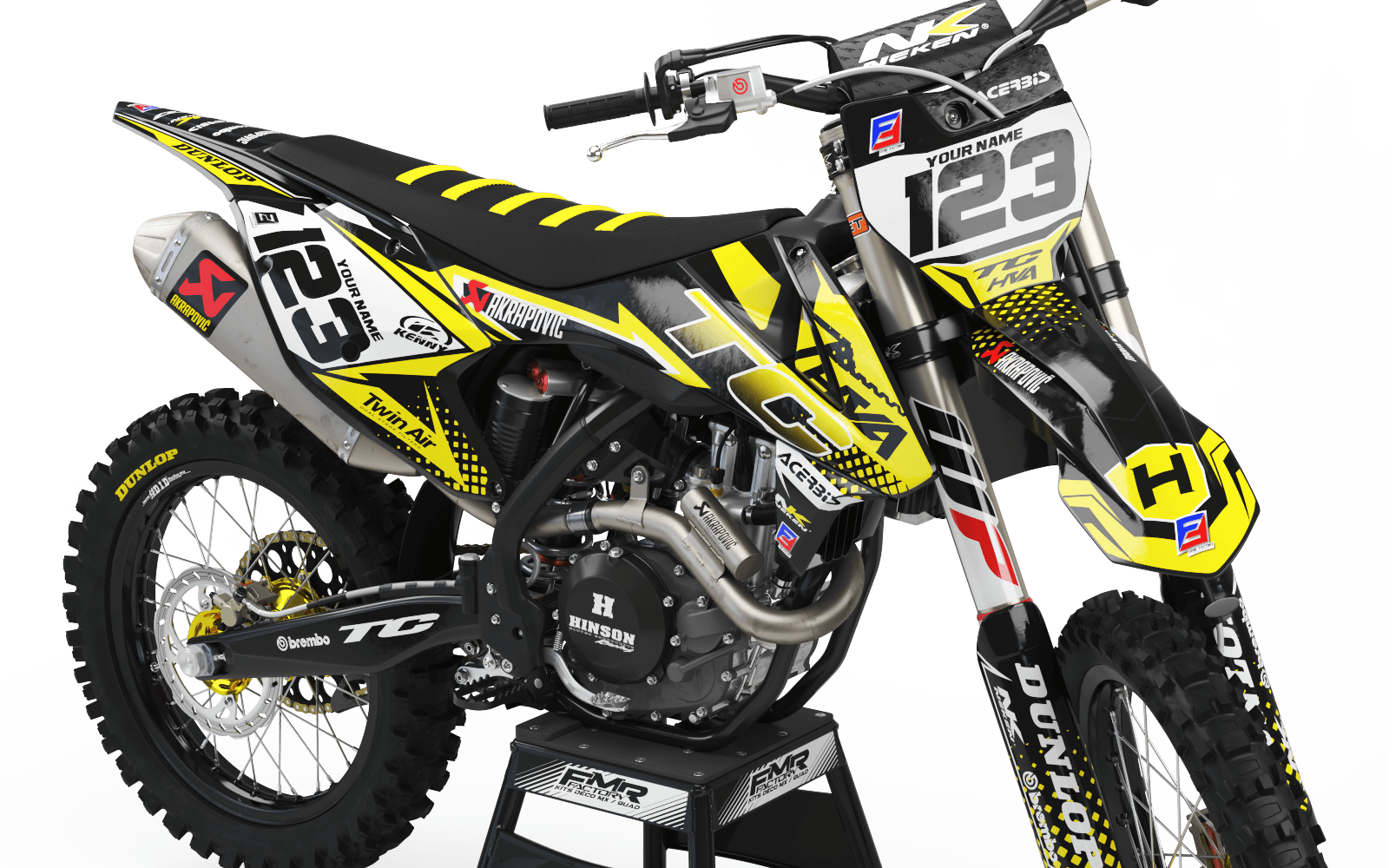 Husqvarna Graphics FACTORY ENERGY YELLOW : Stand out from your competitors
