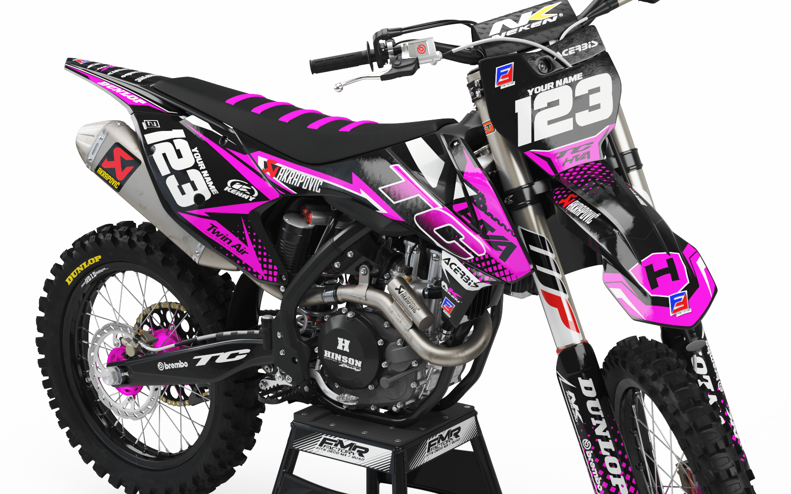 Husqvarna Graphics FACTORY ENERGY PINK : Stand out from your competitors