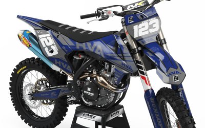 Husqvarna Graphics FACTORY NEKEN Grey BLUE : Adapt to your husqvarna