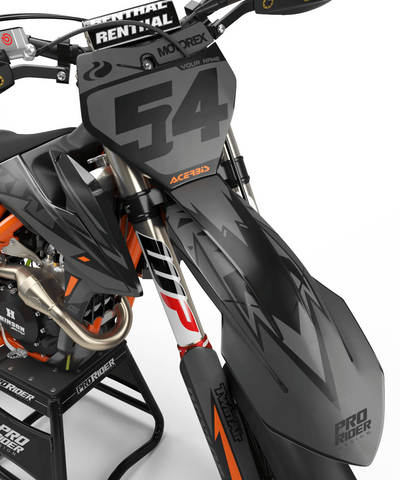 KTM Graphics Kit acerbis matte finish