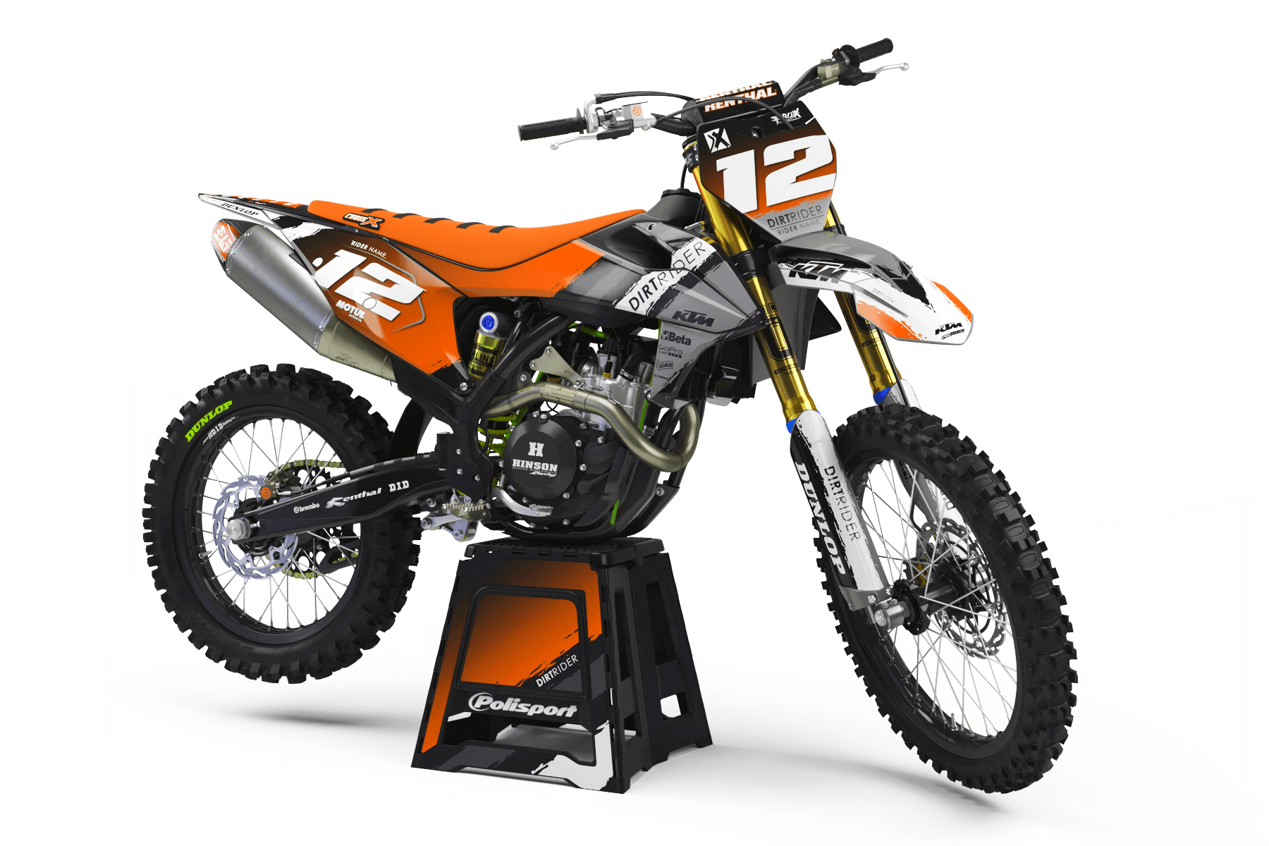 KTM Graphics Kit DIRT RIDER
