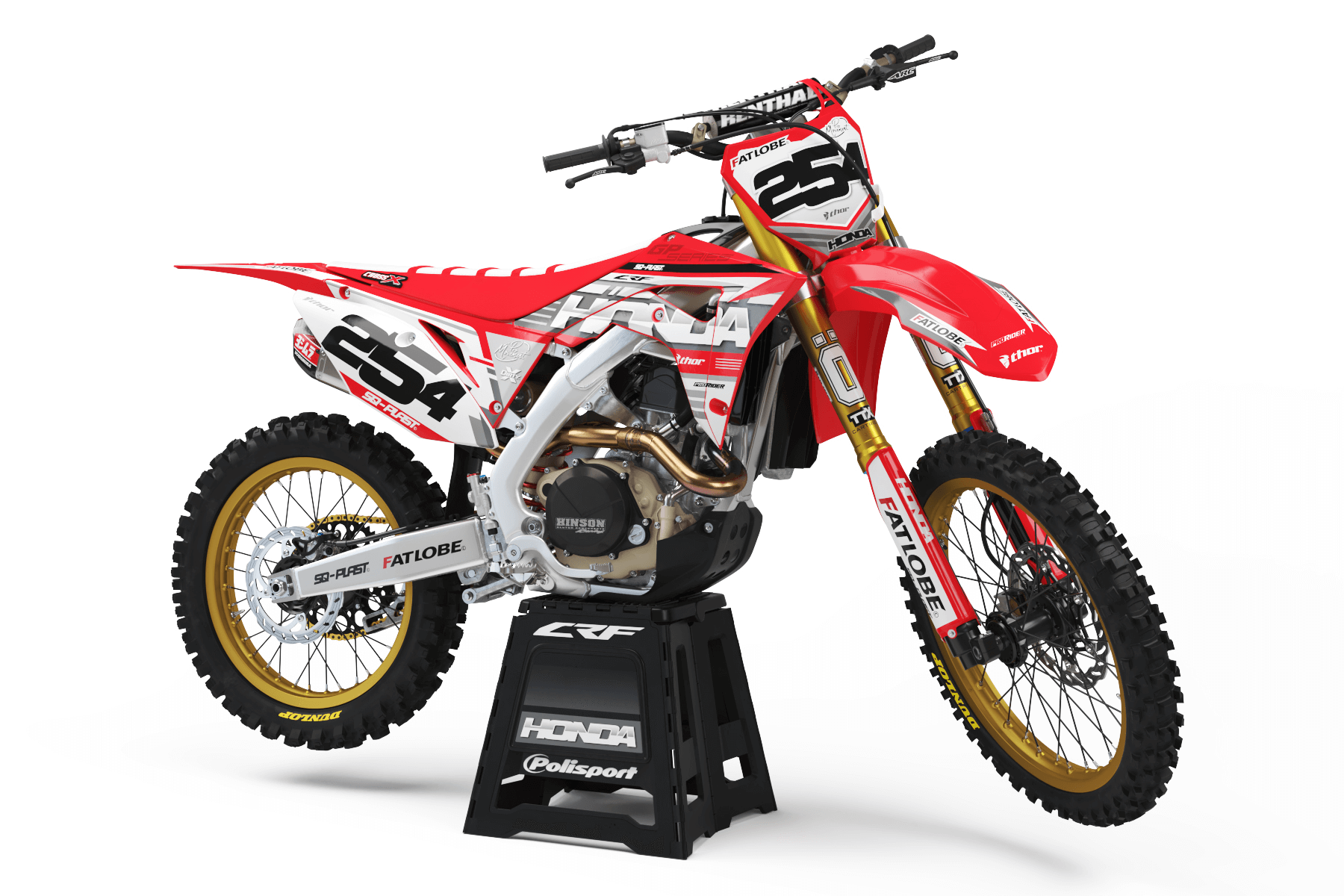HONDA Graphics Kit RED ELEGANCE