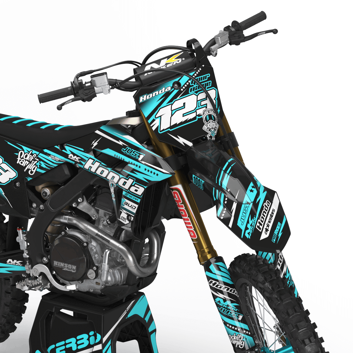HONDA Graphics Kit JUST1 TEAL