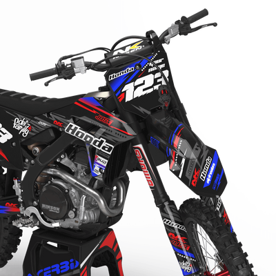 HONDA Graphics Kit JUST1 BLACK