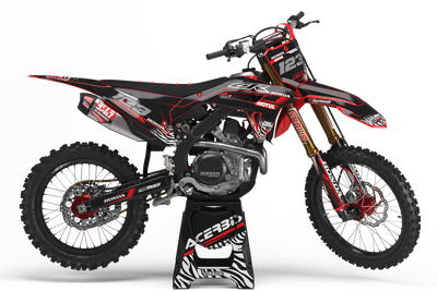 HONDA Graphics Kit MOTUL BLACK/RED