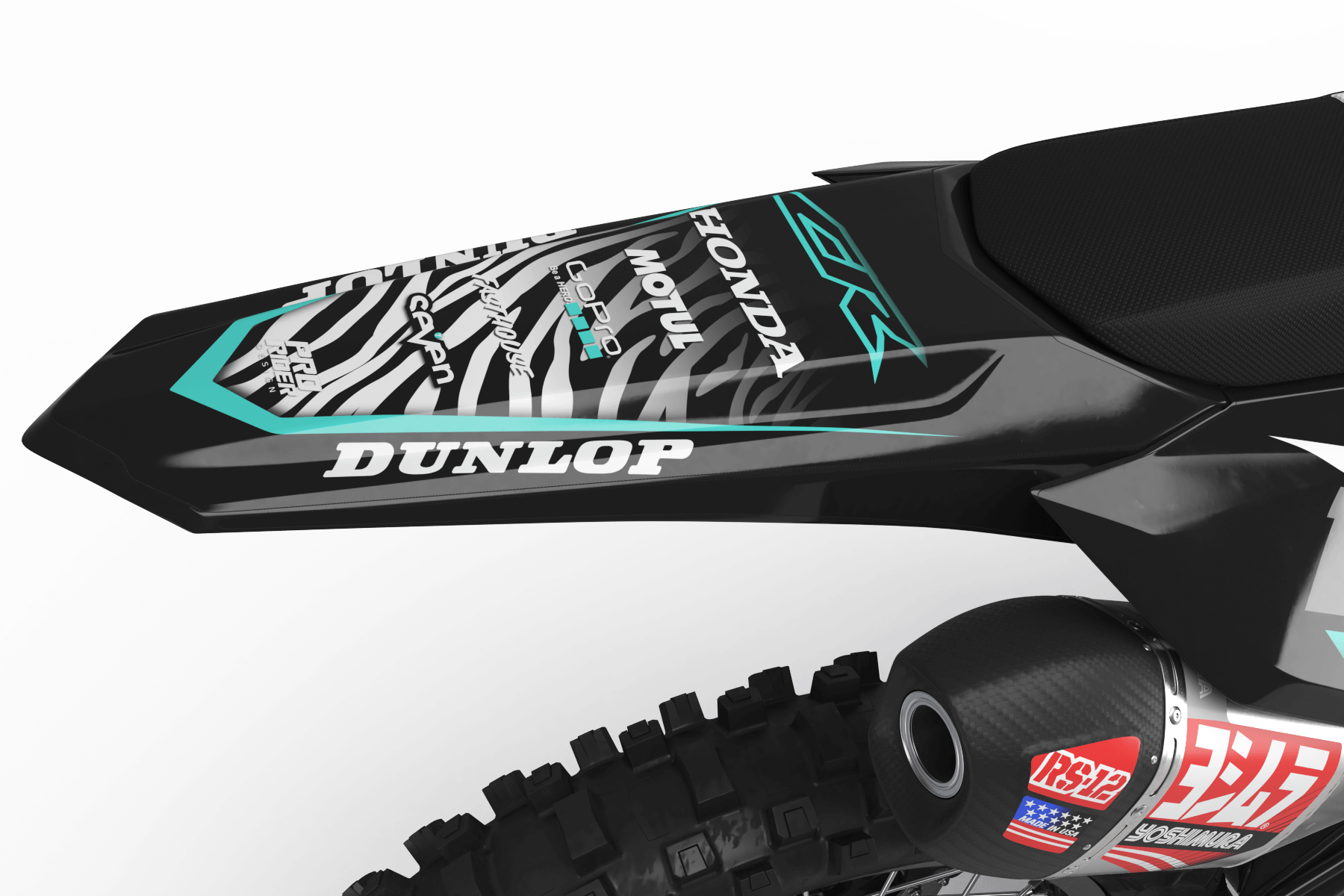 HONDA Graphics Kit MOTUL TEAL
