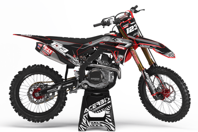 HONDA Graphics Kit MOTUL BLACK and WHITE