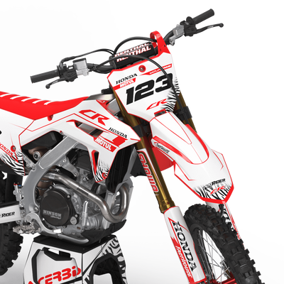HONDA Graphics Kit MOTUL WHITE