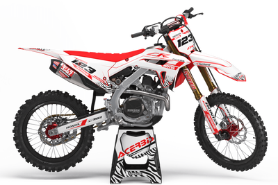 HONDA Graphics Kit MOTUL WHITE