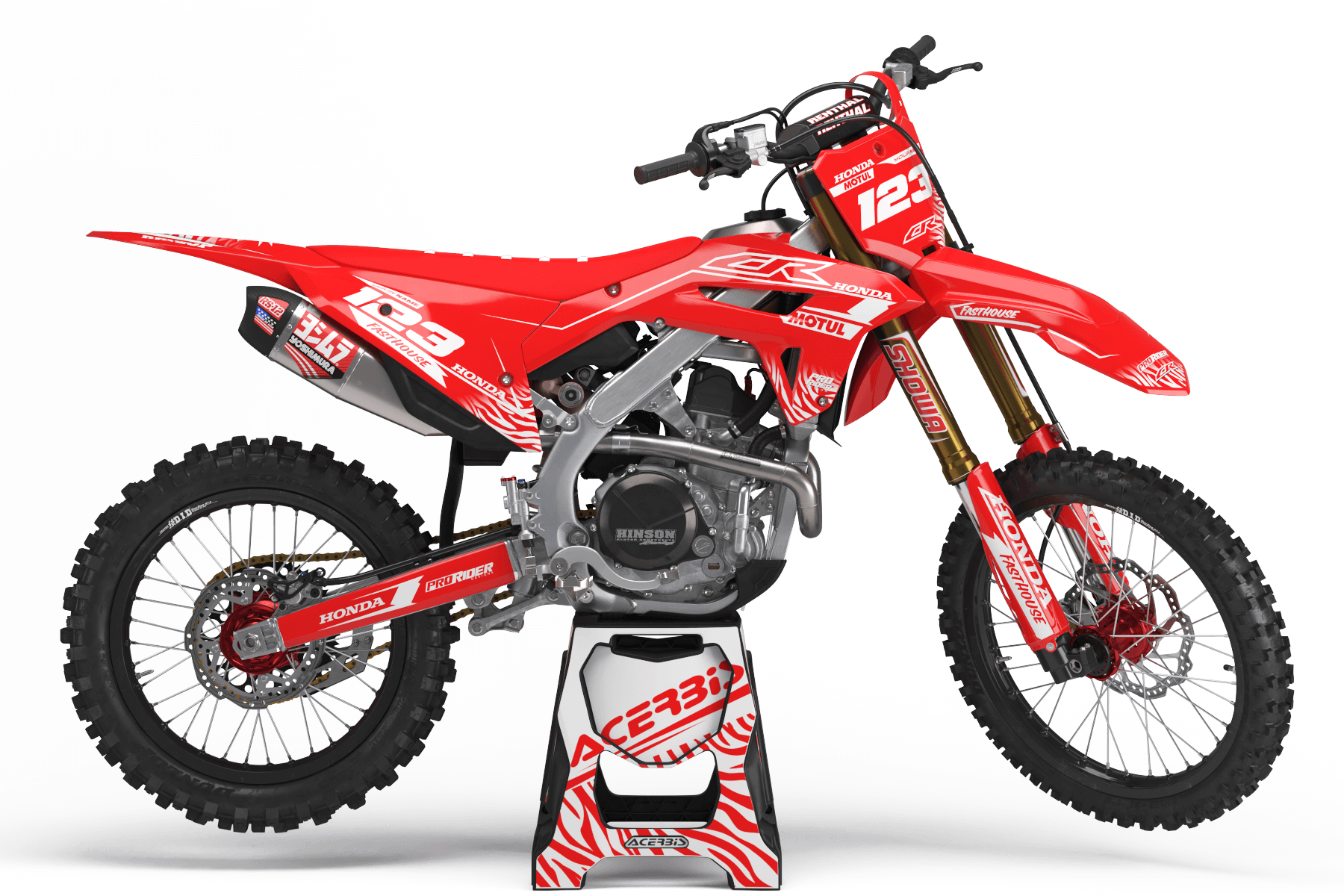 HONDA Graphics Kit MOTUL RED