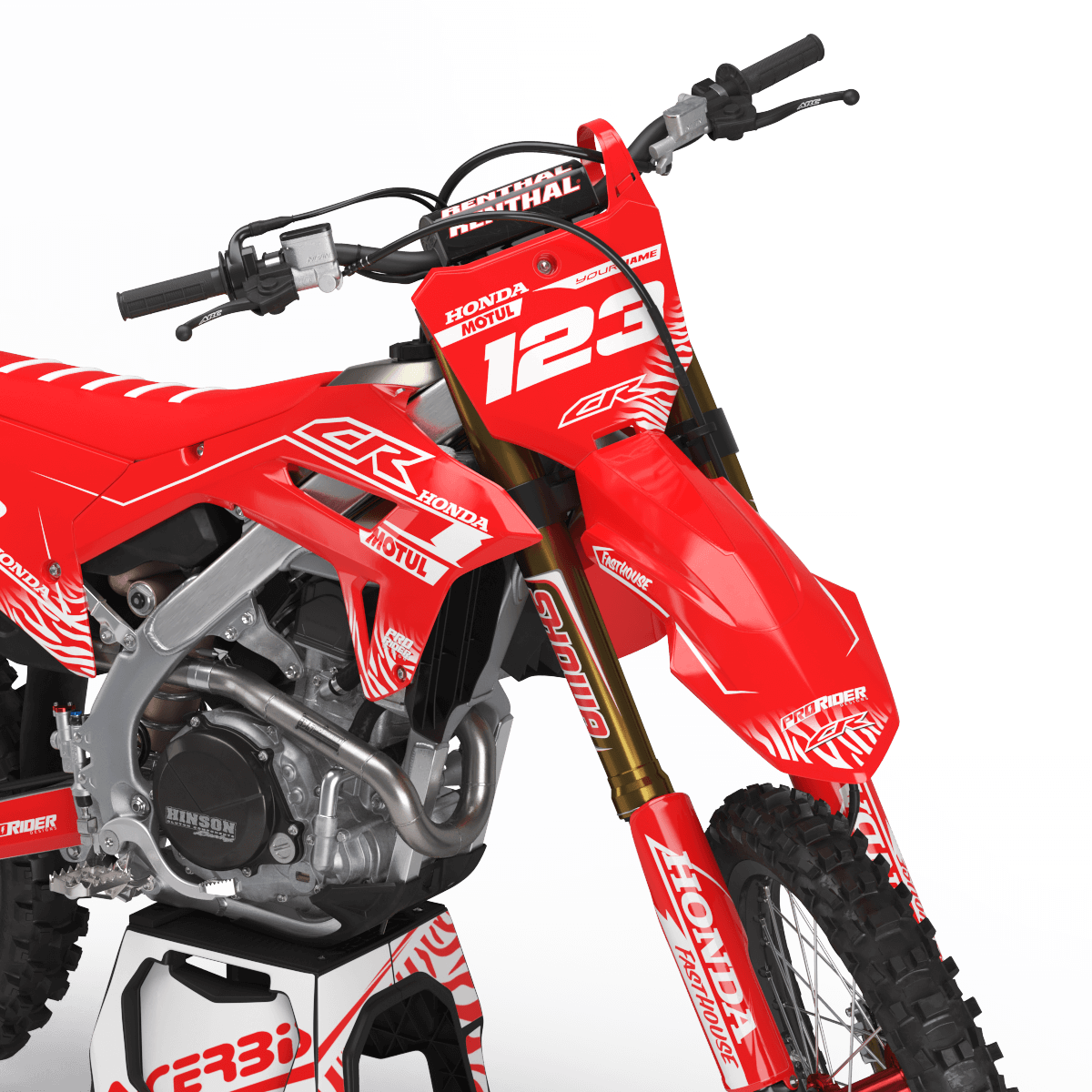 HONDA Graphics Kit MOTUL RED
