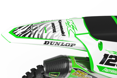 KAWASAKI Graphics Kit MOTUL white
