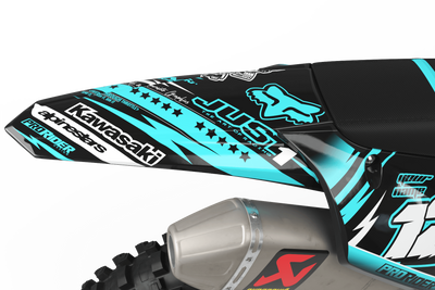 KAWASAKI Graphics Kit JUST1 TEAL
