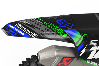 KAWASAKI Graphics Kit JUST1 black