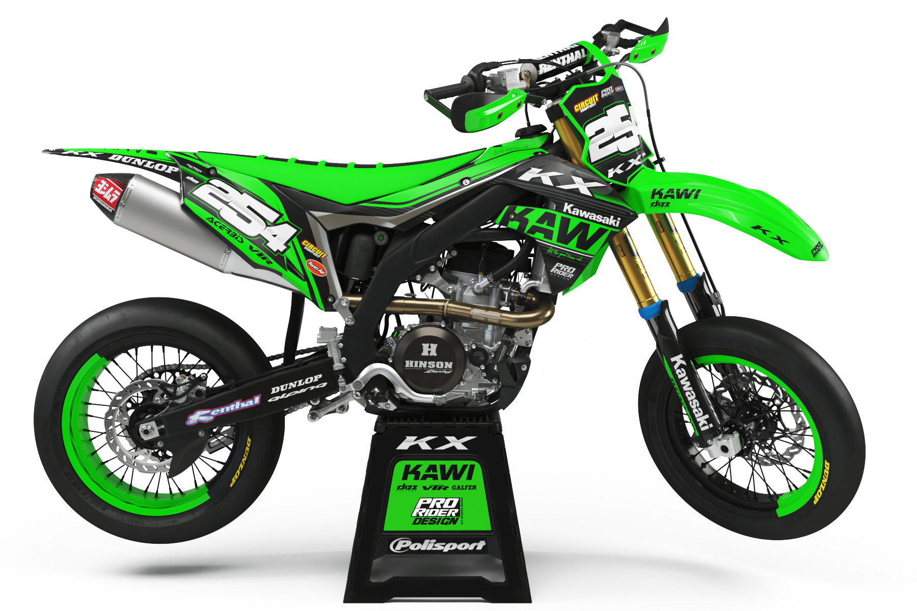 KAWASAKI Graphics Kit KAWI NEW