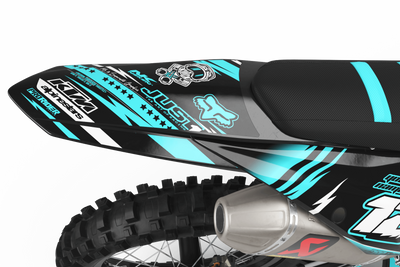 KTM Graphics Kit JUST1 TEAL