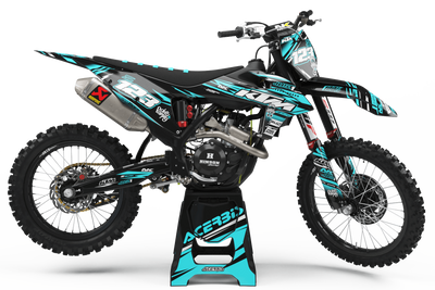 KTM Graphics Kit JUST1 TEAL