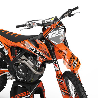 KTM Graphics Kit JUST1 ORANGE