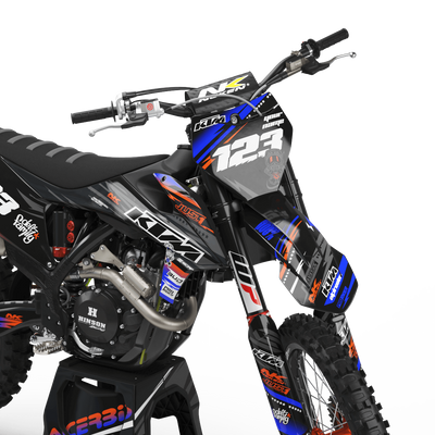 KTM Graphics Kit JUST1 BLACK