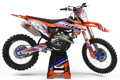KTM Graphics Kit JUST1 ORANGE and BLUE