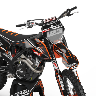 KTM Graphics Kit MOTUL black