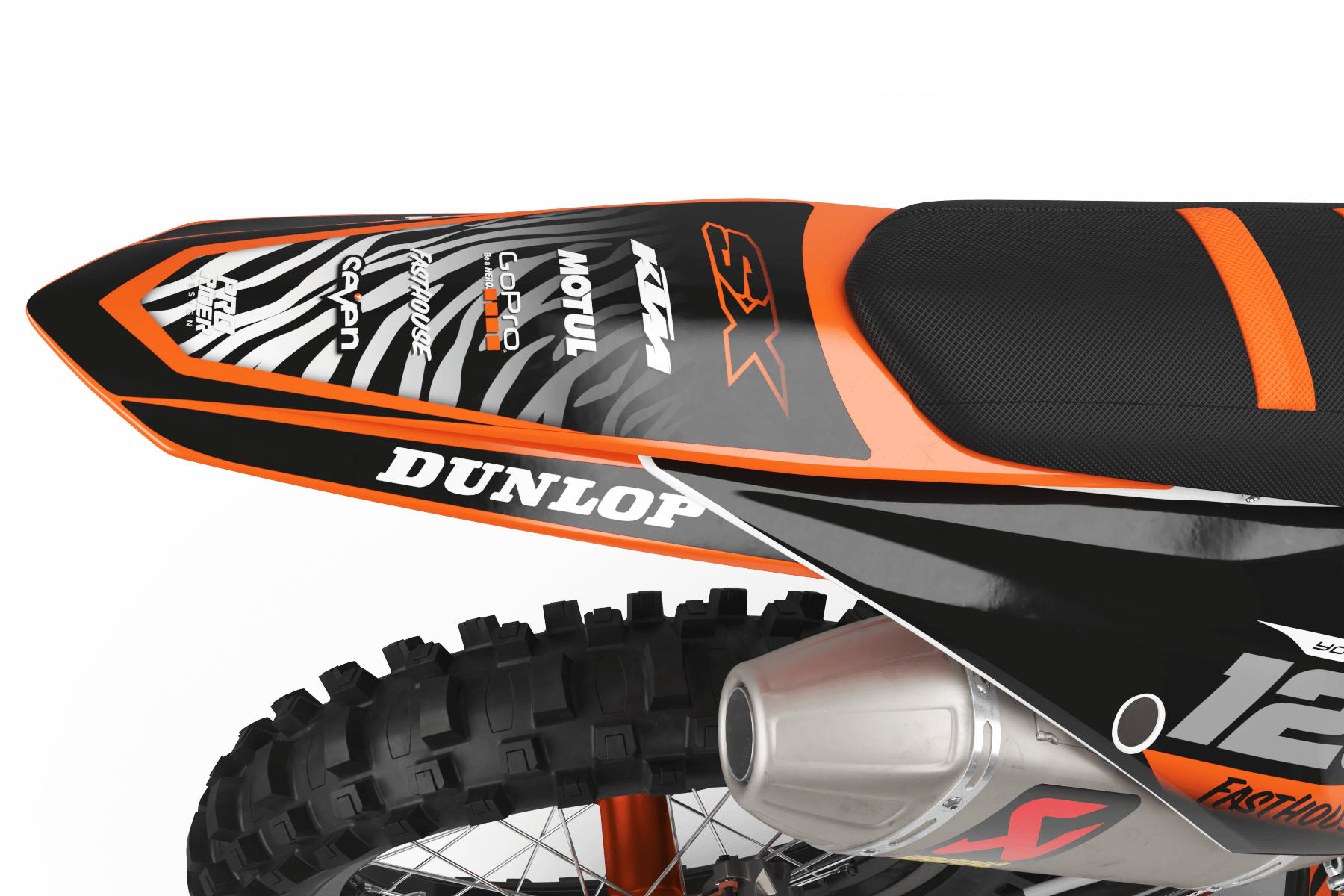 KTM Graphics Kit MOTUL black