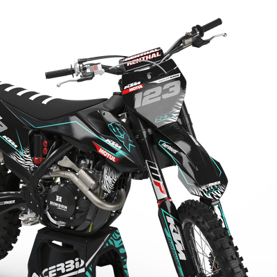 KTM Graphics Kit MOTUL teal