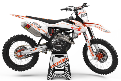 KTM Graphics Kit MOTUL white