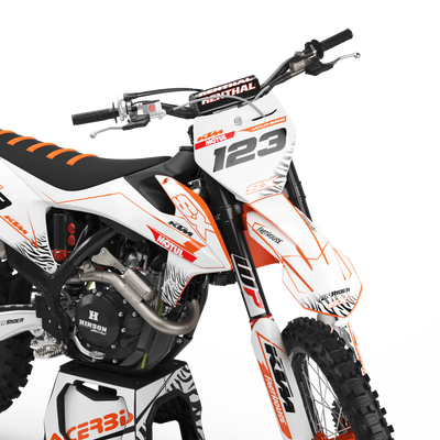 KTM Graphics Kit MOTUL white