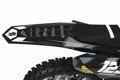 HONDA Graphics Kit BUD RACING Black And White