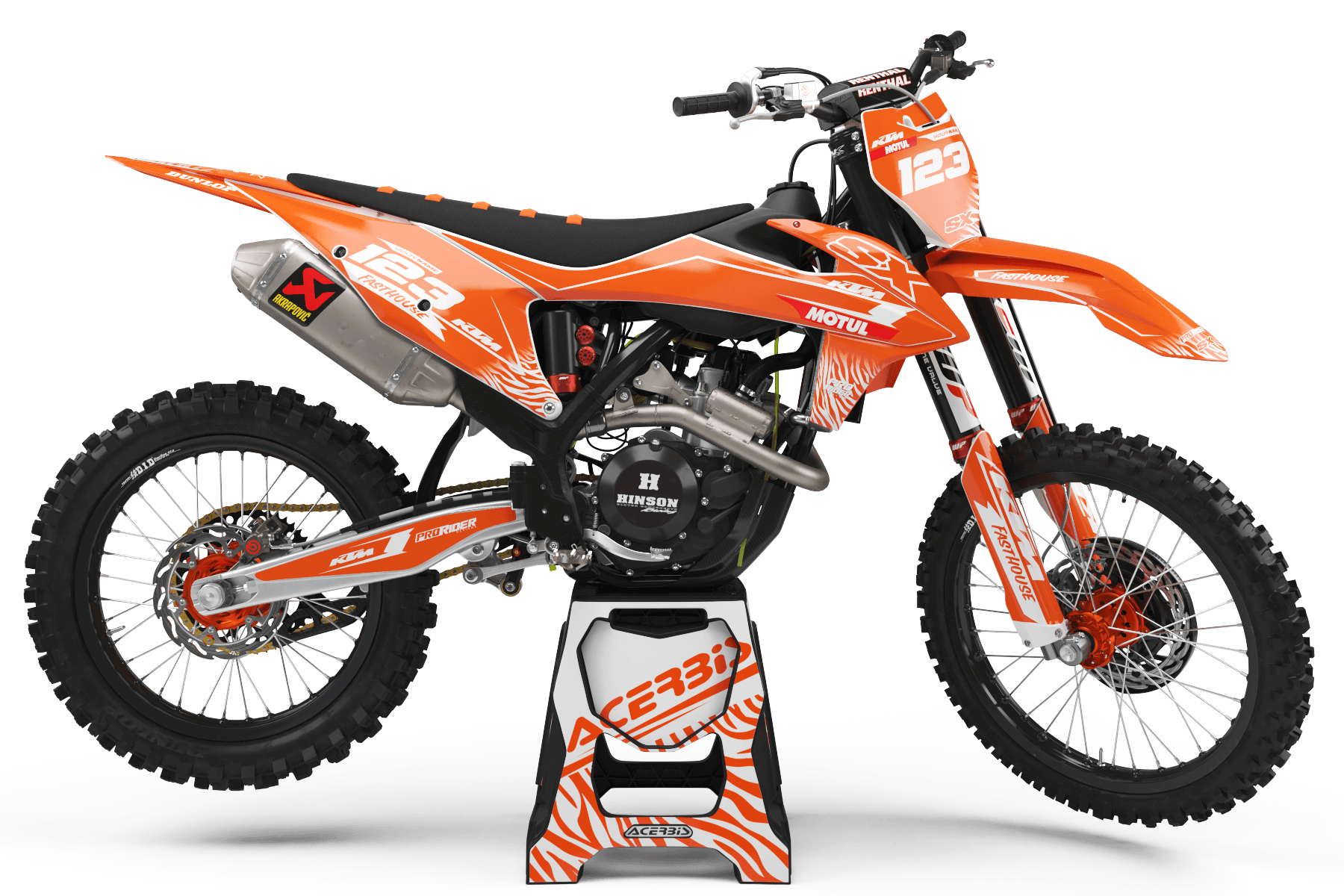 KTM Graphics Kit MOTUL orange
