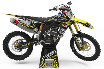 SUZUKI Graphics kit MOTUL black and yellow