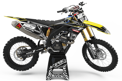 SUZUKI Graphics kit MOTUL black and white