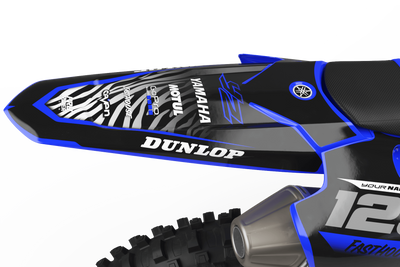 Yamaha graphics black and blue