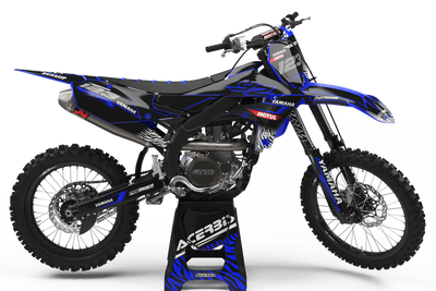 Yamaha graphics black and blue