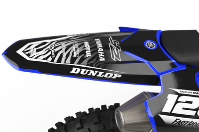 Yamaha graphics MOTUL black and white