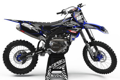 Yamaha graphics MOTUL black and white