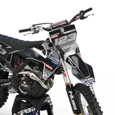 Graphic kit HUSQVARNA MOTUL black and blue