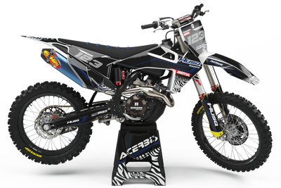 Graphic kit HUSQVARNA MOTUL black and blue