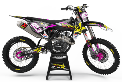 Graphics Kit ROCKSTAR Limited edition PINK : Really cheap