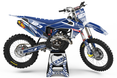 Graphic kit HUSQVARNA MOTUL blue and white