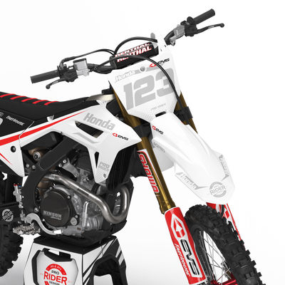 HONDA Graphics Kit EVS BLACK AND WHITE