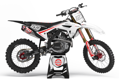 HONDA Graphics Kit EVS BLACK AND WHITE
