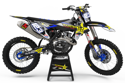 Graphics Kit ROCKSTAR Limited edition BLUE : Really cheap