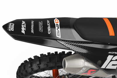 KTM Graphics Kit EVS BLACK AND WHITE